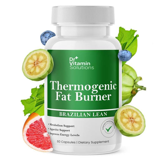 Thermogenic Fat Burner Brazilian Lean, Weight Loss Pills for Women, Waist Trimmer & Supplements for Bloating for Women & Men, 60 Capsules