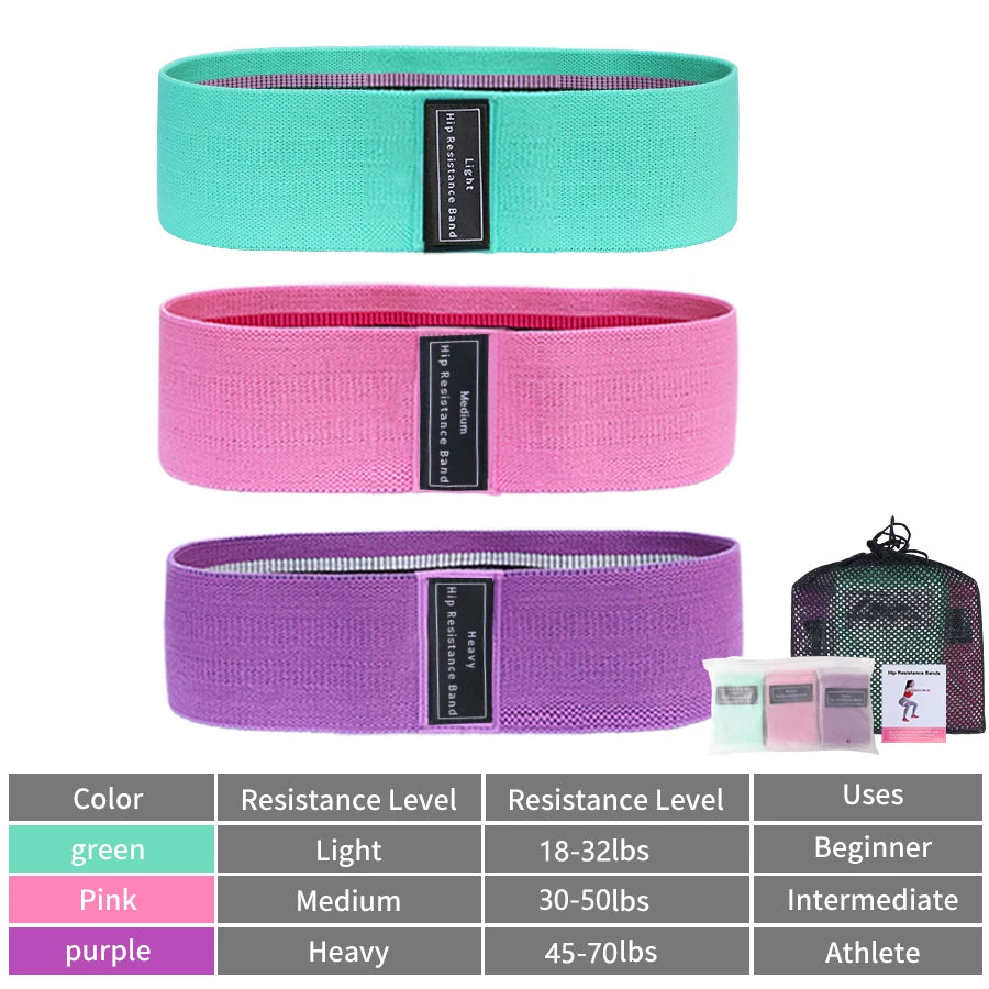 Resistance Workout Bands( For yoga, pilates, glutes)